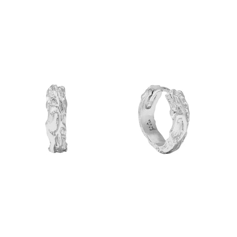 MAREN HOOPS SILVER